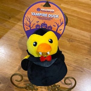 Fuzzyard  Plush Dog Toy With Squeaker Vampire Duck